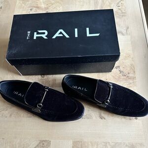 Black Velvet Slip on Loafer.